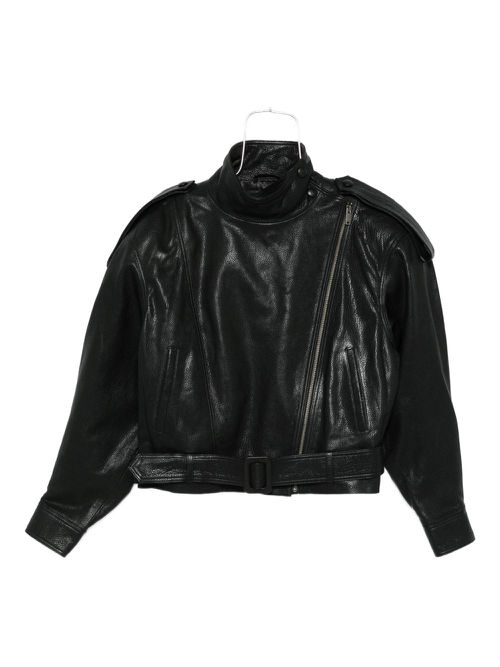 Grained Leather Jacket - Women's - Leather