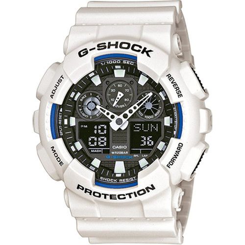 Casio G-shock Mens White Watch GA-100B-7AER - One Size