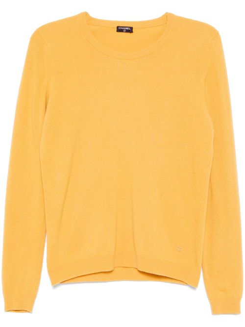 2000 crew-neck jumper - Yellow