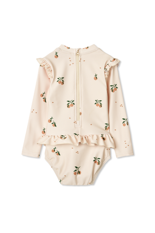 One-piece Swimsuit, Unisex, Cream