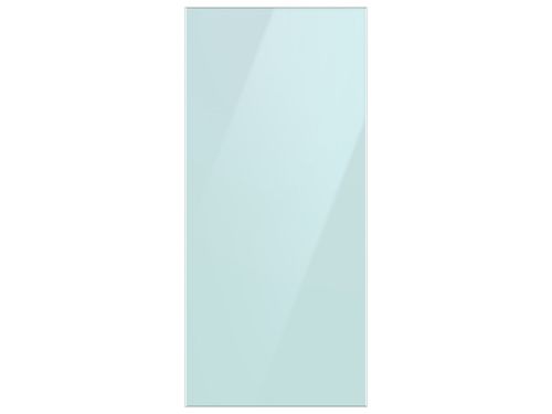 Bespoke 4-Door Flex™ Refrigerator Panel in Morning in Blue Glass - Top Panel(RA-F18DUUCM/AA)