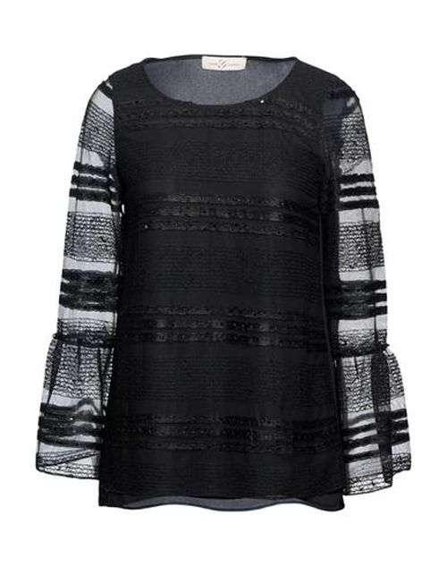 Woman Top Black Size 4 Polyester