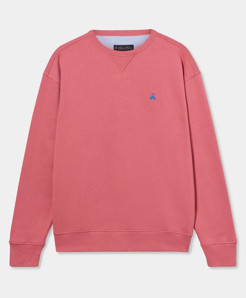 Cotton Sweatshirt With Embroidered Logo