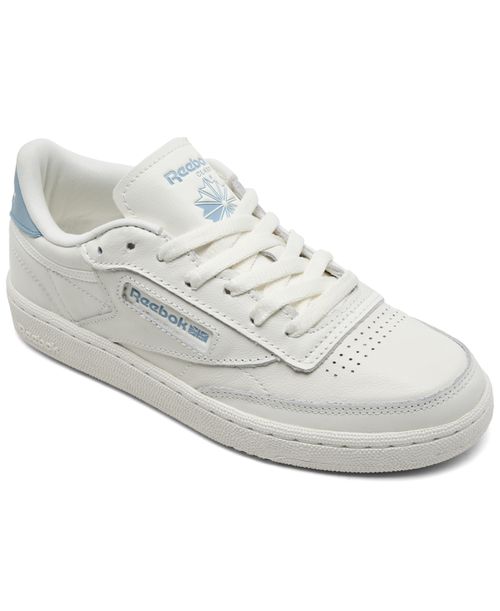 Women's Club C 85 Casual Sneakers from Finish Line - Chalk, Blue