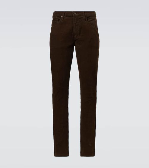 Mid-rise slim jeans