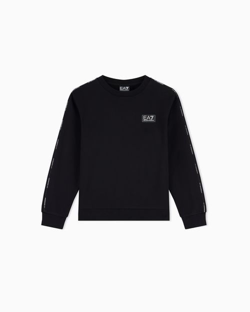Logo Series Boy cotton-blend crew-neck sweatshirt