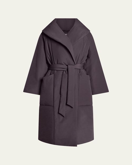 Ana Long Wrap Puffer Coat