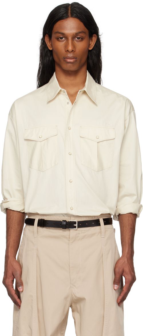 LEMAIRE Off-White Western Shirt