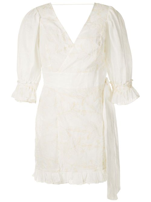 Baron embroidered dress - White