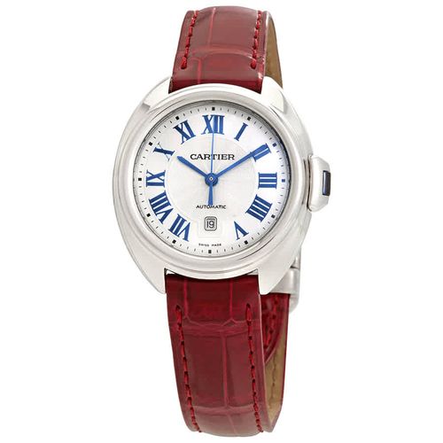 Cle de Automatic Silvered Dial Ladies Watch WSCL0016