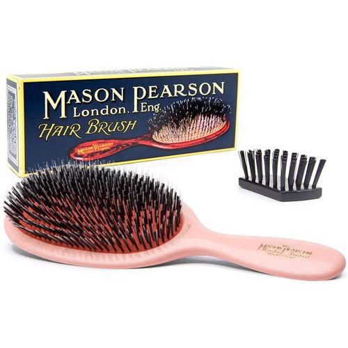 Large Bristle & Nylon Hair Brush Pink