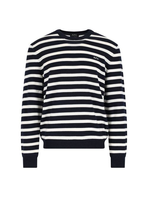 Striped Virgin Wool Sweater