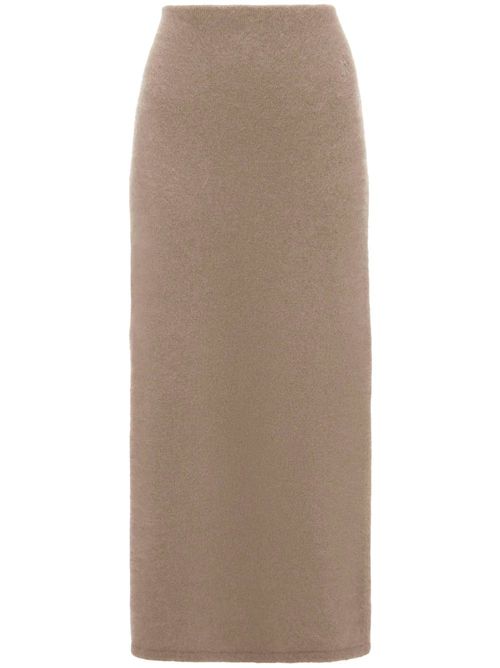 Side-slit tube skirt - Neutrals