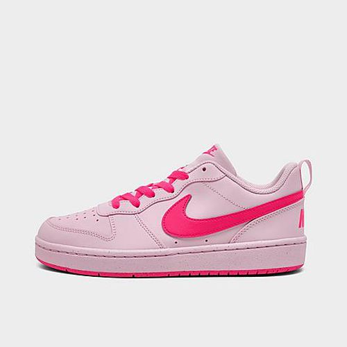 Big Kids Court Borough Low Recraft Casual Shoes in Pink Foam/White/Hyper Pink