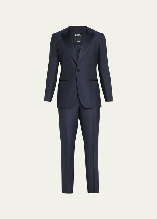 Men's Sartorial Wool and Silk Tuxedo