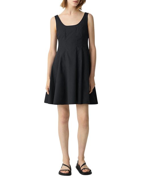 Sleeveless Seam Flare Dress