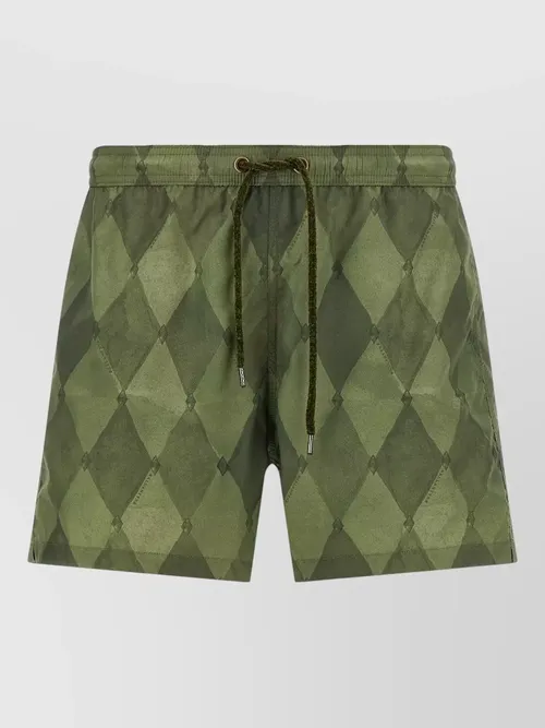 Ballantyne - swim shorts logo detail and back pocket