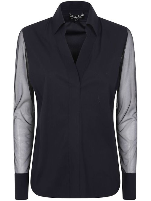 Chiara Boni Kai Illusion Jersey Shirt