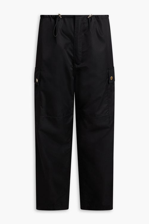 Cotton-blend twill cargo pants