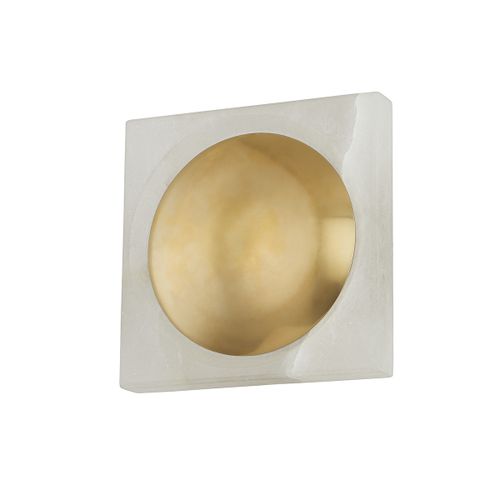Vintage Brass LED Wall Sconce from the Hamel Collection