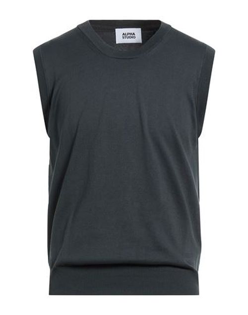 Man Sweater Charcoal Size 42 Cotton