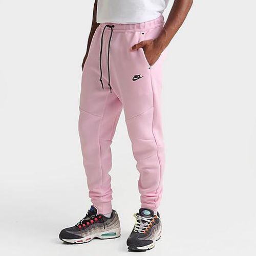 Men's Tech Fleece Jogger Pants in Pink Foam/Black