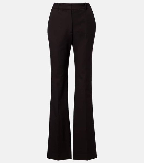 Tafira high-rise gabardine flared pants