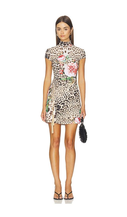 Roberto Cavalli Dress in Multi. 44/L. Also