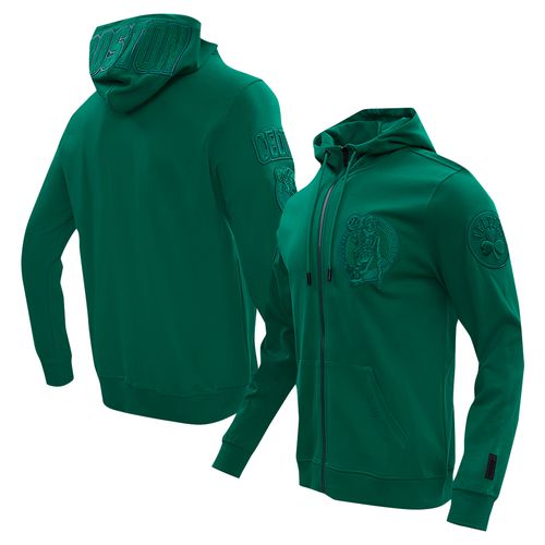 Men's Kelly Green Boston Celtics Triple Tonal DK Full-Zip Hoodie Jacket