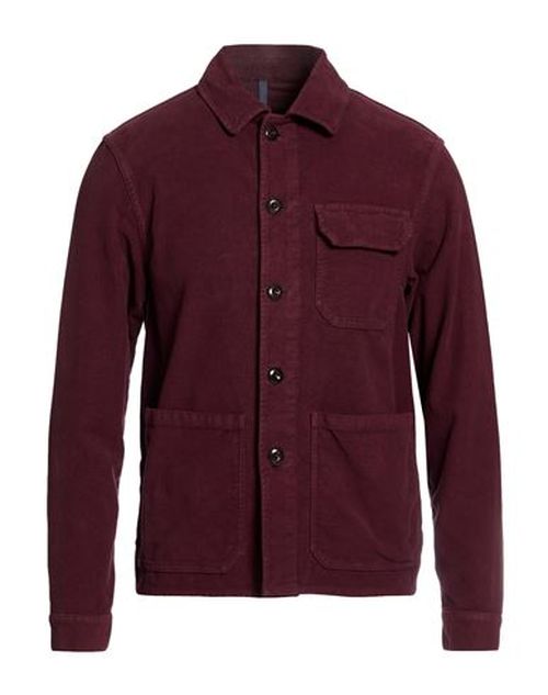 Man Shirt Garnet Size L Cotton, Elastane