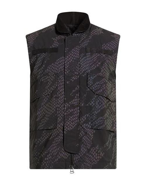 Man Vest Black Size S Polyester