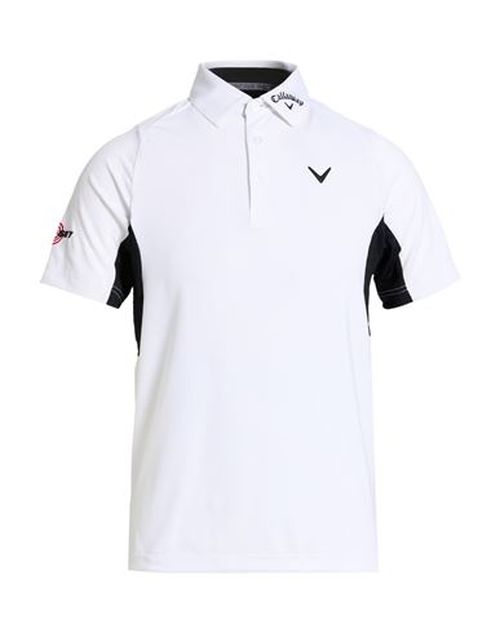 Man Polo shirt Off white Size XS Polyester, Recycled polyester, Elastane