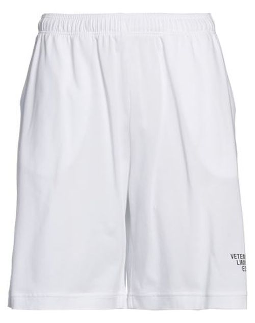 Man Shorts & Bermuda Shorts White Size L Cotton