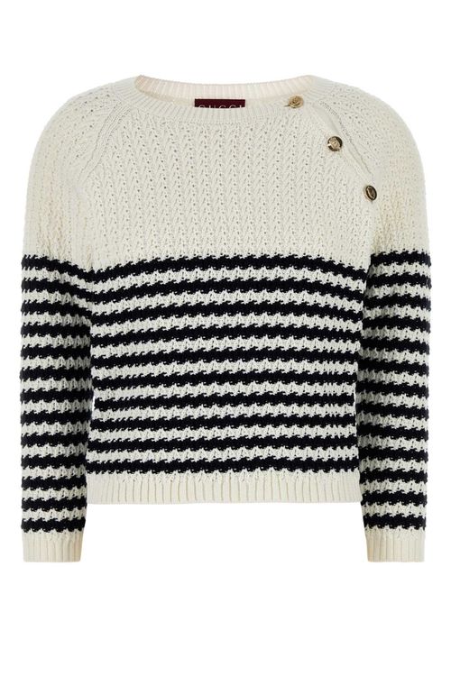 Embroidered Cotton Sweater