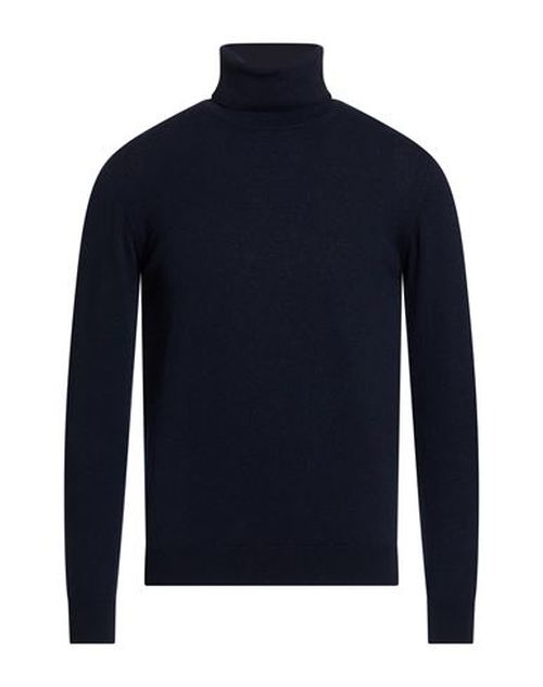 Man Turtleneck Midnight blue Size 38 Wool, Cashmere