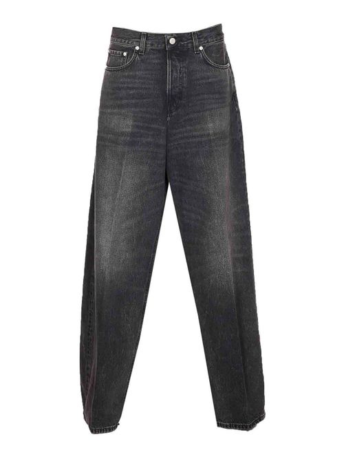 Black Bethany Jeansfrontal Buttons Closure