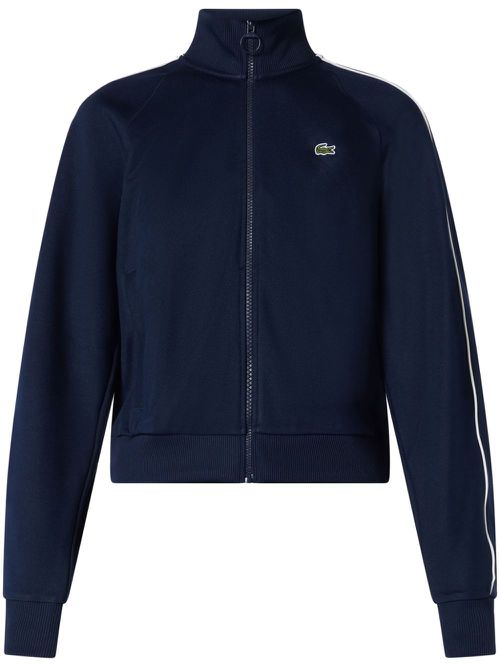 Logo-appliqué track jacket - Blue