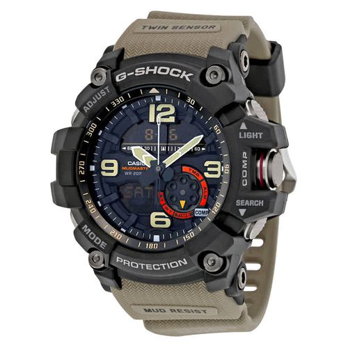 G-Shock Black Dial Tan Resin Strap Mens Watch GG1000-1A5