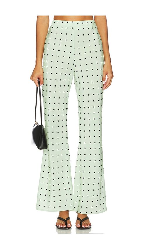 Maude Club Betty Pant in Seafoam Black Dots. S also in L