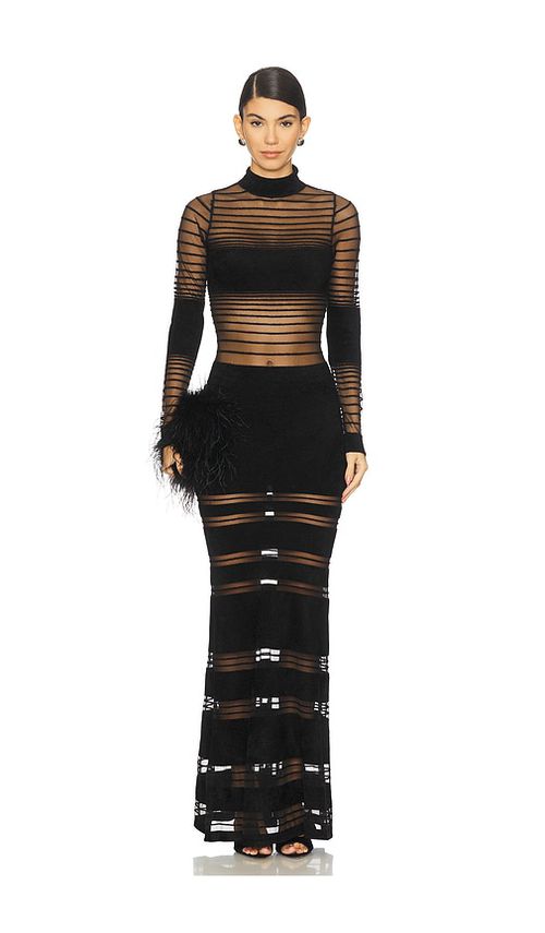 Retrofete Johanne Dress in Black. - XL also in L, M