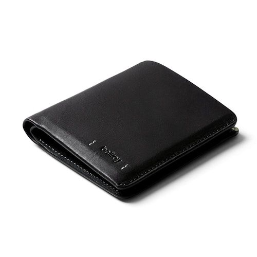 Note Sleeve - Premium Edition Slim leather billfold wallet Black
