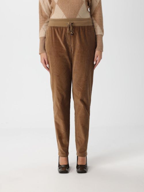 Pants Woman color Brown