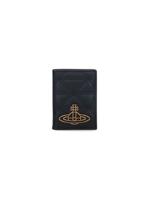 Vivienne Westwood Bifold Logo Passport Holder