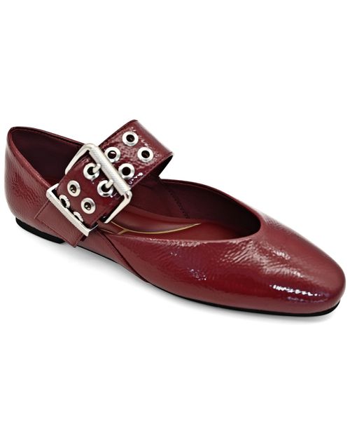 Women's Marcella Mary Jane Ballet Flats - Wine Patent