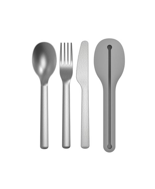 Leo to Go Travel Flatware Set - Gray