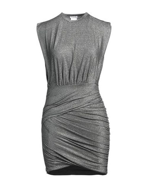 Amazuìn Woman Mini dress Silver Size ONESIZE Viscose, Polyamide, Metallic fiber, Elastane