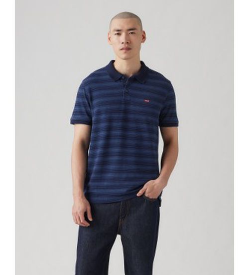 Levi's for man. 35883-0276 Hm navy polo shirt (M), Casual, Cotton, Short sleeve