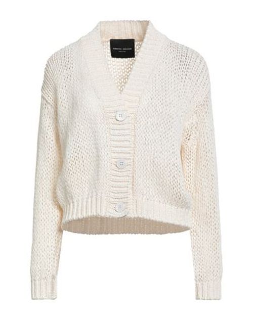 Woman Cardigan White Size S Cotton, Polyamide