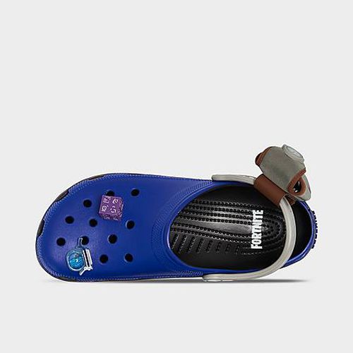 X Fortnite Battle Bus Classic Clog Shoes in Blue/Blue