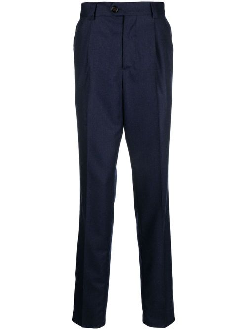 Slim-cut chino trousers - Blue